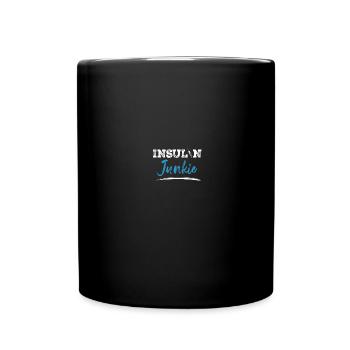 Diabetics Type 1 Diabetes Awareness T1D - Full Colour Mug - black - Front