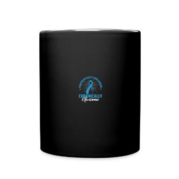Diabetics Type 1 Diabetes Awareness T1D - Full Colour Mug - black - Front