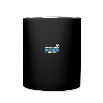 Computer-Netzwerktechnik Netzwerkingenieur - Tasse einfarbig - Schwarz - Vorne