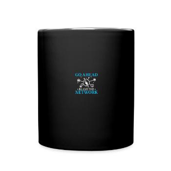 Computer-Netzwerktechnik Netzwerkingenieur - Tasse einfarbig - Schwarz - Vorne
