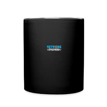 Computer-Netzwerktechnik Netzwerkingenieur - Tasse einfarbig - Schwarz - Vorne