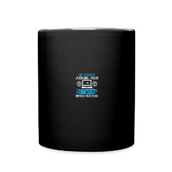 Computer Network Technology Network Engineer - Full Colour Mug - black - Front