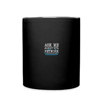 Computer Network Technology Network Engineer - Full Colour Mug - black - Front