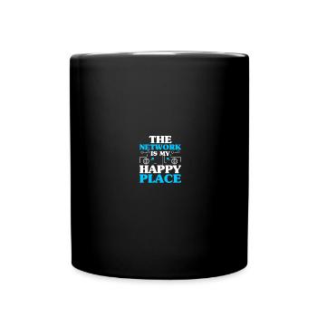 Computer Network Technology Network Engineer - Full Colour Mug - black - Front