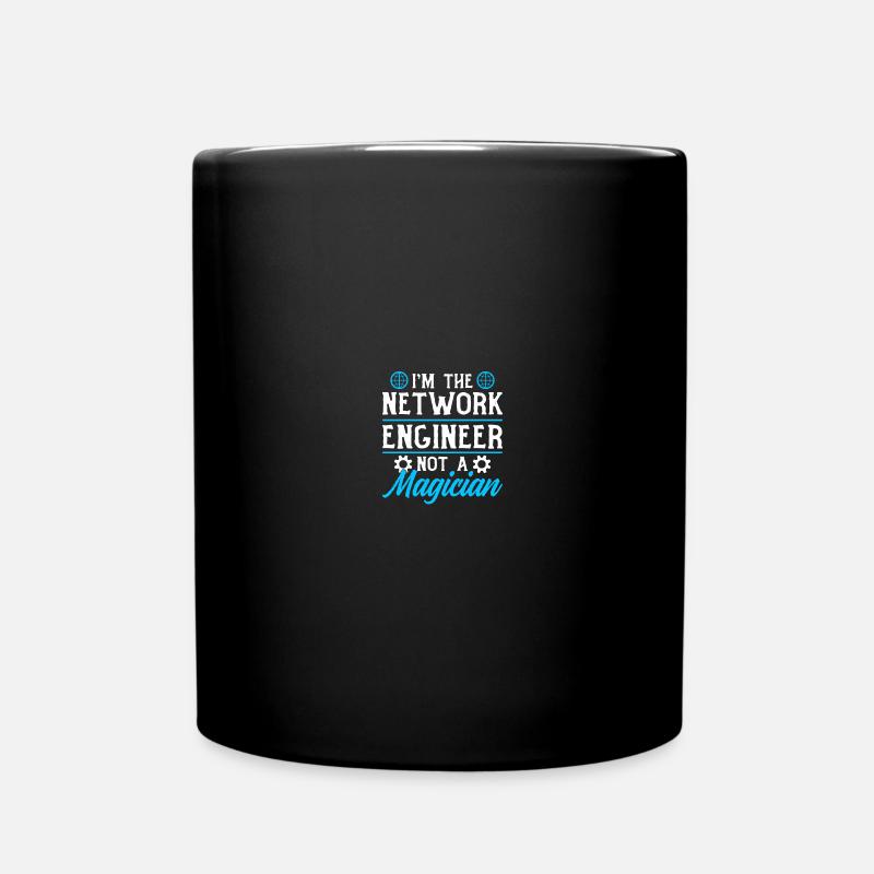Ingénieur réseau en technologie des réseaux informatiques - Mug uni - noir