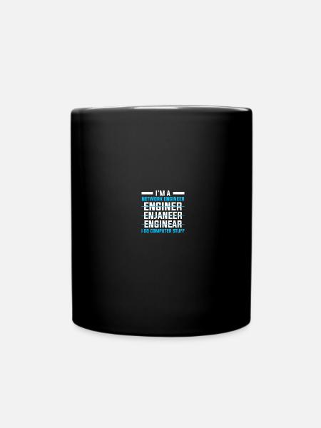 Computer Network Technology Network Engineer - Full Colour Mug - black