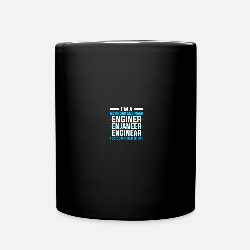 Computer Network Technology Network Engineer - Full Colour Mug - black
