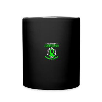 Récupération après une chirurgie du dos Scoliose-Bewus - Mug uni - noir - Devant