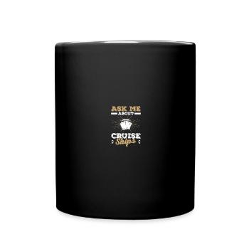 Directeur de croisière - Mug uni - noir - Devant