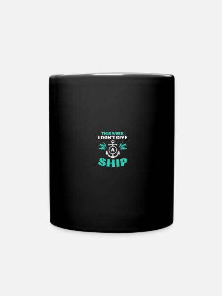 Kreuzfahrt-Direktor - Tasse einfarbig - Schwarz