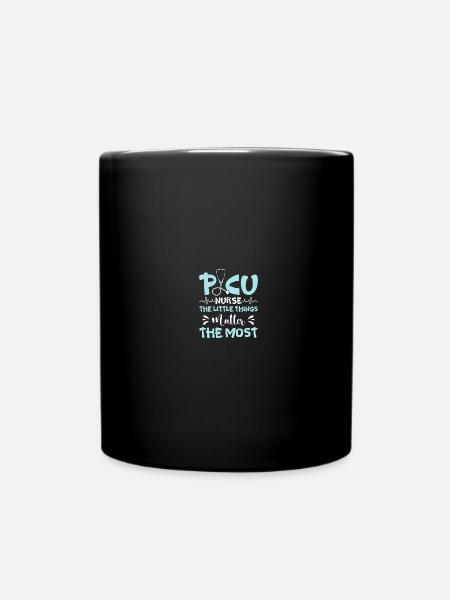 Kinderkrankenschwester PICU Krankenschwester - Tasse einfarbig - Schwarz