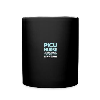 Kinderkrankenschwester PICU Krankenschwester - Tasse einfarbig - Schwarz - Vorne