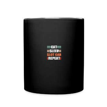RC Car Track Slot Car Racing RC Racing - Mug uni - noir - Devant