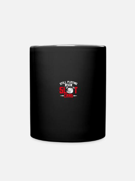 RC Car Track Slot Car Racing RC Racing - Full Colour Mug - black