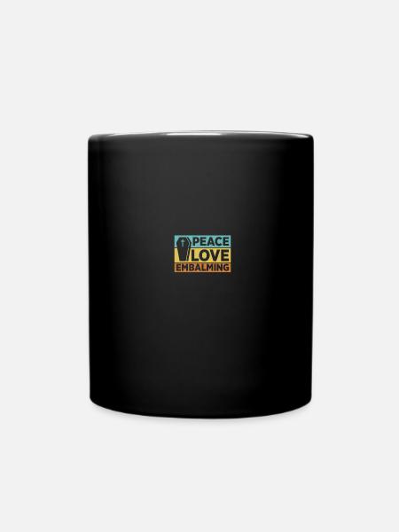 Bestatter Bestattungsunternehmer - Tasse einfarbig - Schwarz