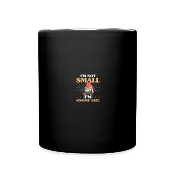 Gnomies Gardening Garden Gnome - Full Colour Mug - black - Front