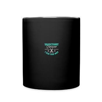 Urologist after vasectomy - Full Colour Mug - black - Front