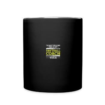 Entraîneur de softball - Mug uni - noir - Devant