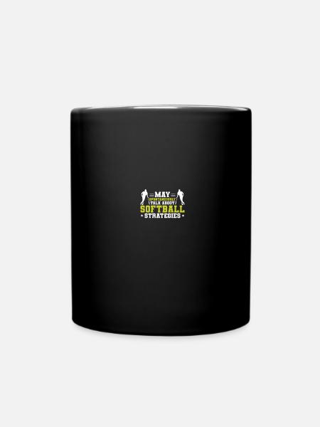 Softball-Trainerin - Tasse einfarbig - Schwarz