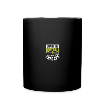 Entraîneur de softball - Mug uni - noir - Devant
