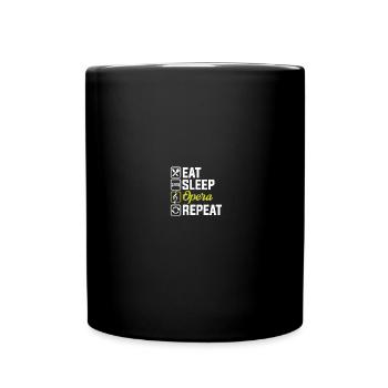 Music Musical Chorus Opera Singer - Full Colour Mug - black - Front