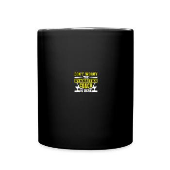 Turner Trainer Gymnastik Trainer - Tasse einfarbig - Schwarz - Vorne