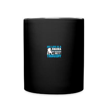 Lutteurs - Mug uni - noir - Devant