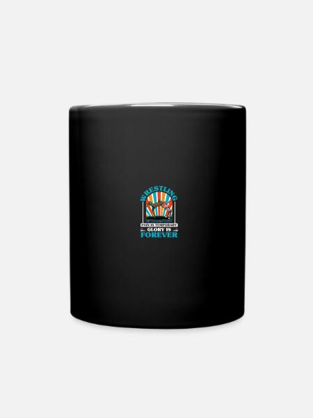 Wrestling Ringer - Tasse einfarbig - Schwarz