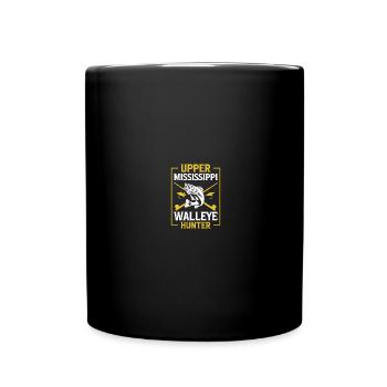 Walleye Hunter Walleye Fishing - Full Colour Mug - black - Front