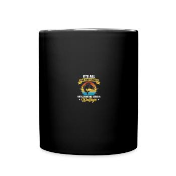 Walleye Hunter Walleye Fishing - Full Colour Mug - black - Front