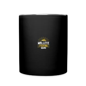 Walleye Hunter Walleye Fishing - Full Colour Mug - black - Front