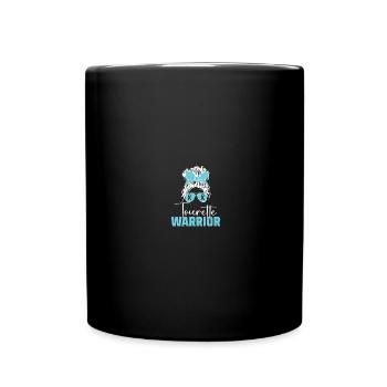 Awareness of Tourette's syndrome - Full Colour Mug - black - Front