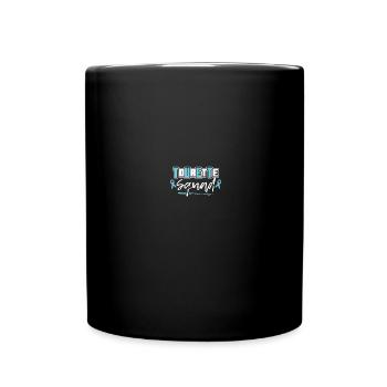 Awareness of Tourette's syndrome - Full Colour Mug - black - Front
