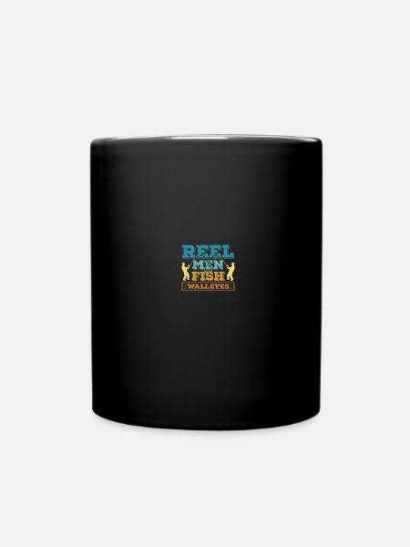 Walleye Hunter Walleye Fischen - Tasse einfarbig - Schwarz