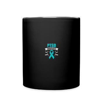 PTSD Awareness - Full Colour Mug - black - Front