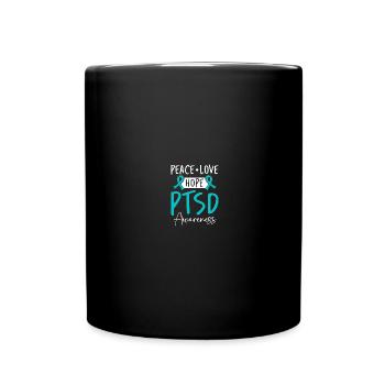 PTSD Awareness - Full Colour Mug - black - Front