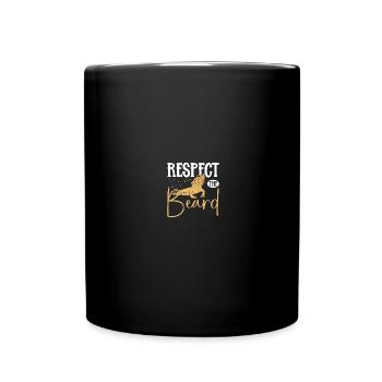 Bearded dragon - Full Colour Mug - black - Front