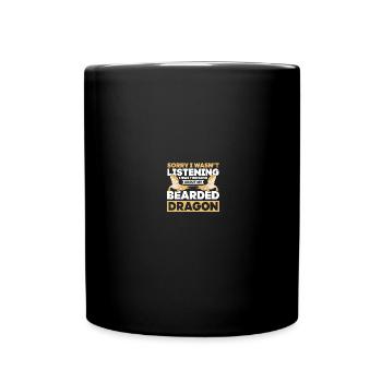 Dragon barbu - Mug uni - noir - Devant