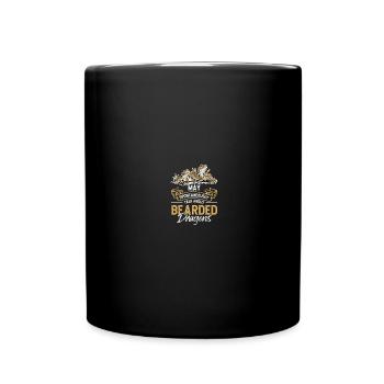 Dragon barbu - Mug uni - noir - Devant