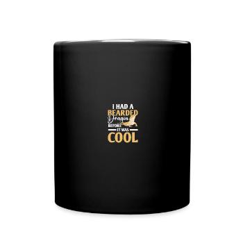 Bearded dragon - Full Colour Mug - black - Front