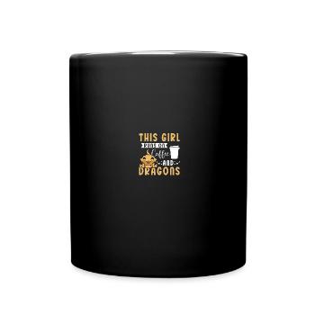 Bearded dragon - Full Colour Mug - black - Front
