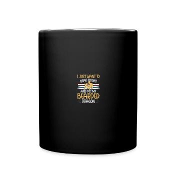 Bearded dragon - Full Colour Mug - black - Front