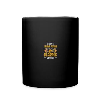 Dragon barbu - Mug uni - noir - Devant