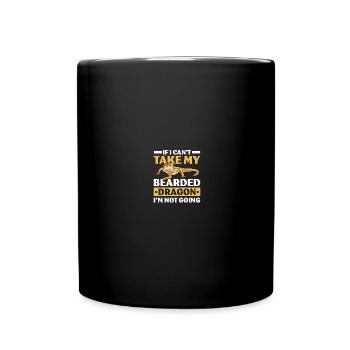 Bearded dragon - Full Colour Mug - black - Front