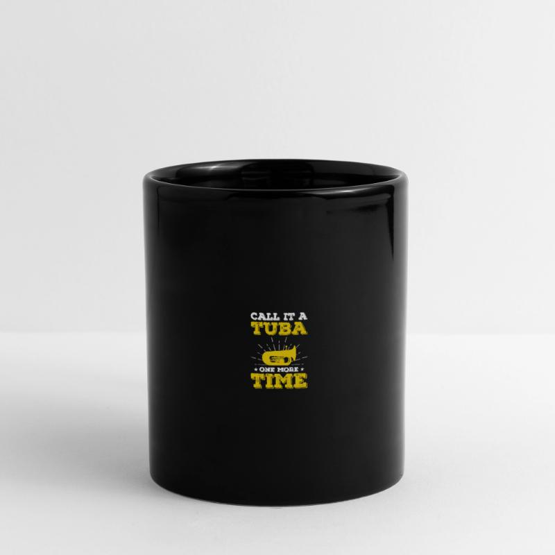 Deep brass marching baritone euphonium Full Colour Mug