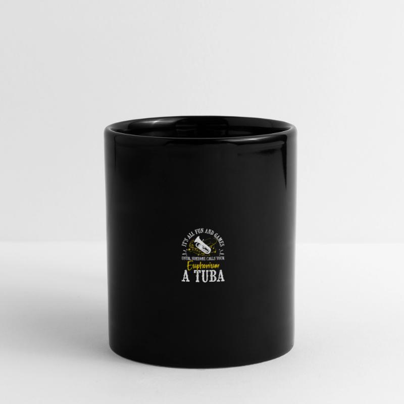 Deep brass marching baritone euphonium Full Colour Mug