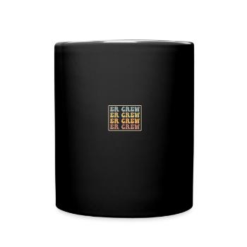 Nurse in the emergency room - Full Colour Mug - black - Front