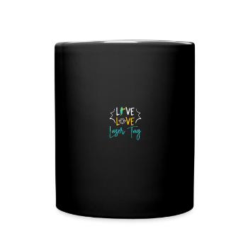 Lasertag Laser Tag - Full Colour Mug - black - Front