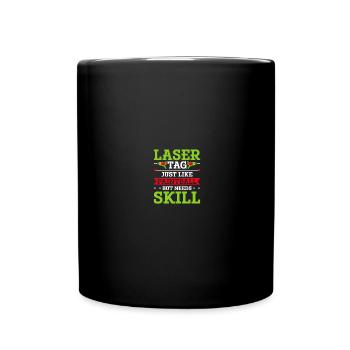 Lasertag Laser Tag - Full Colour Mug - black - Front