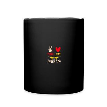 Lasertag Laser Tag - Full Colour Mug - black - Front